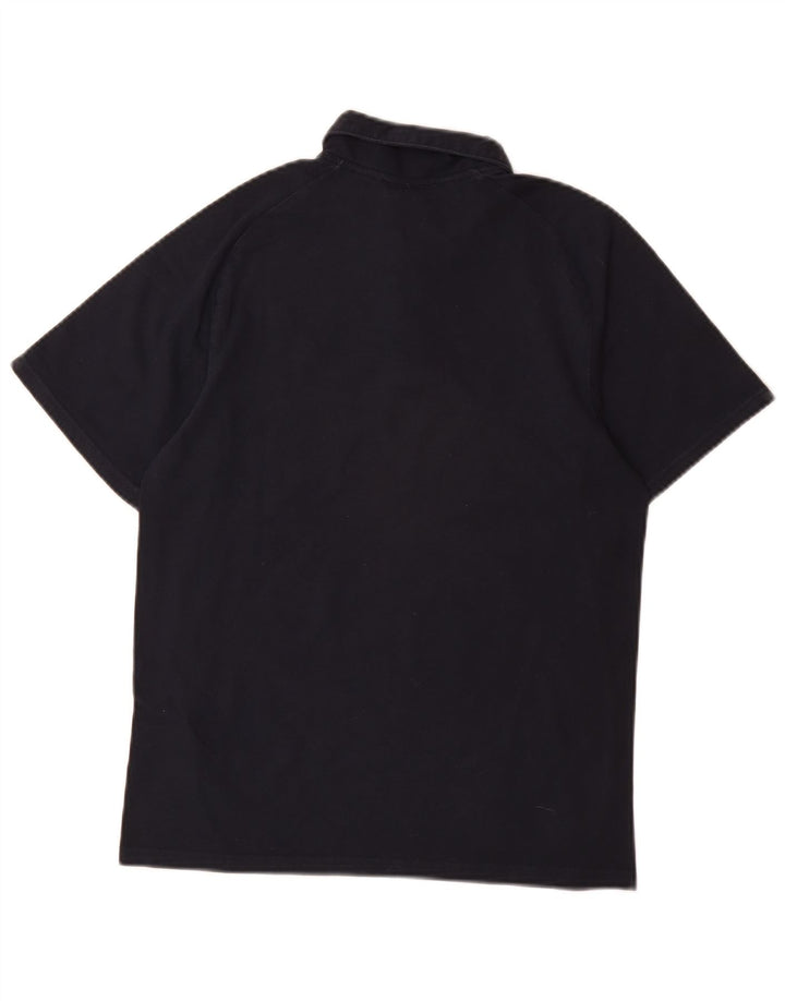 Chłopięca koszulka polo NIKE w wieku 12-13 lat, duża, granatowa, bawełniana w bloki kolorów