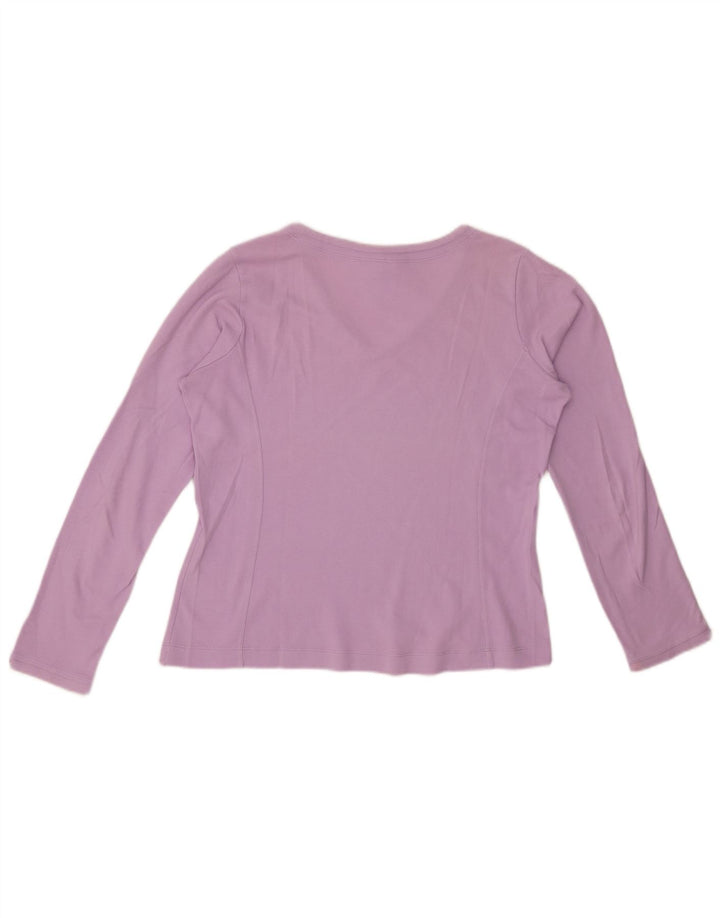 Damski top CHAMPION Easy Fit z długim rękawem, UK 14, średni fiolet