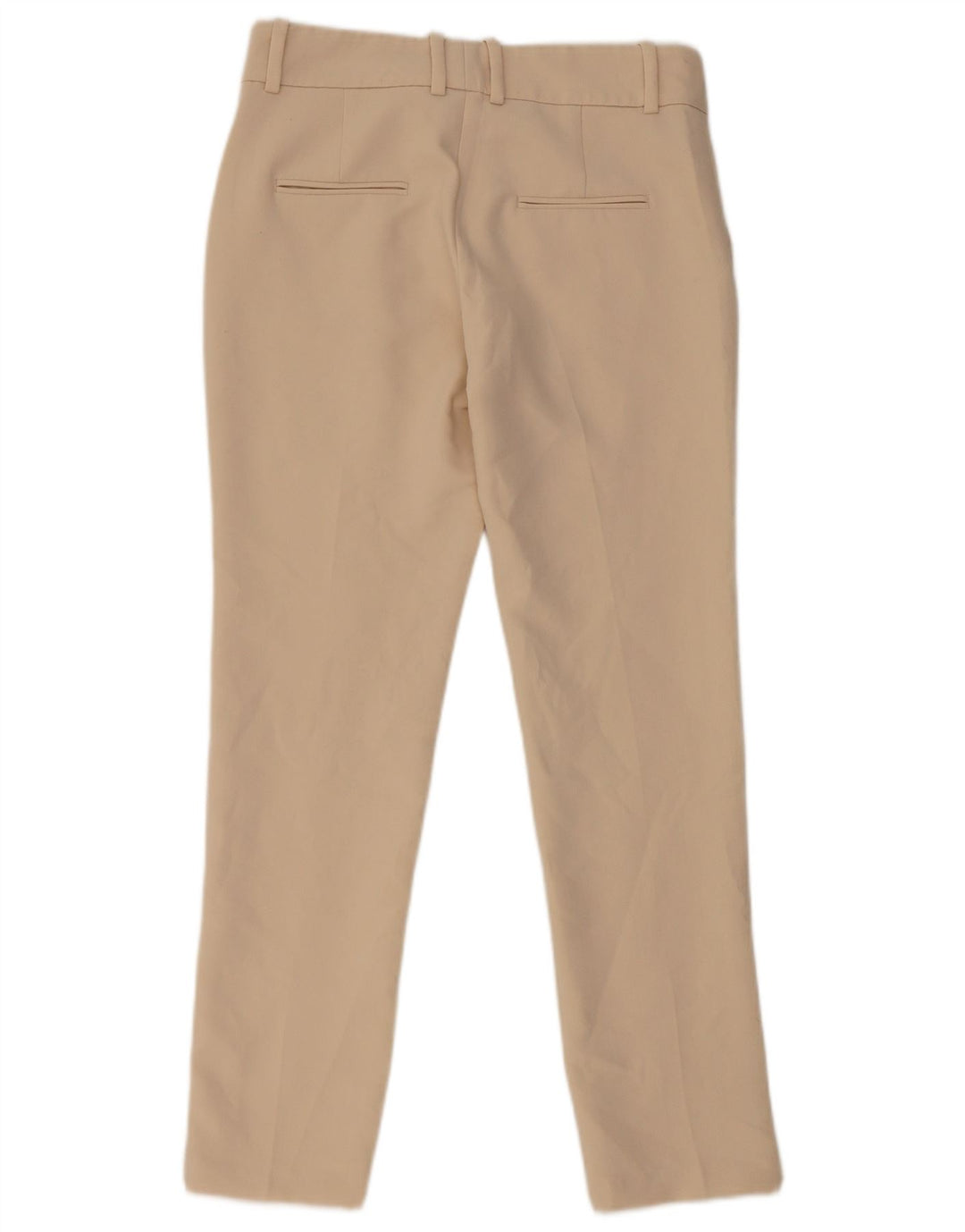 Damskie spodnie chino o dopasowanym kroju Zara XS, beżowy poliester