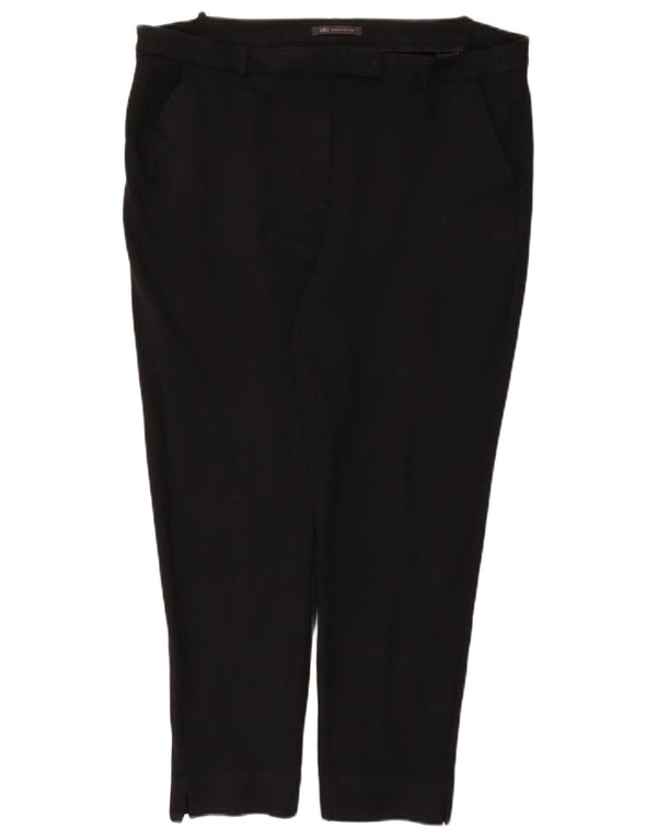 Marks & Spencer Damskie krótkie spodnie z wysokim stanem UK 18 XL W36 L26 Czarne