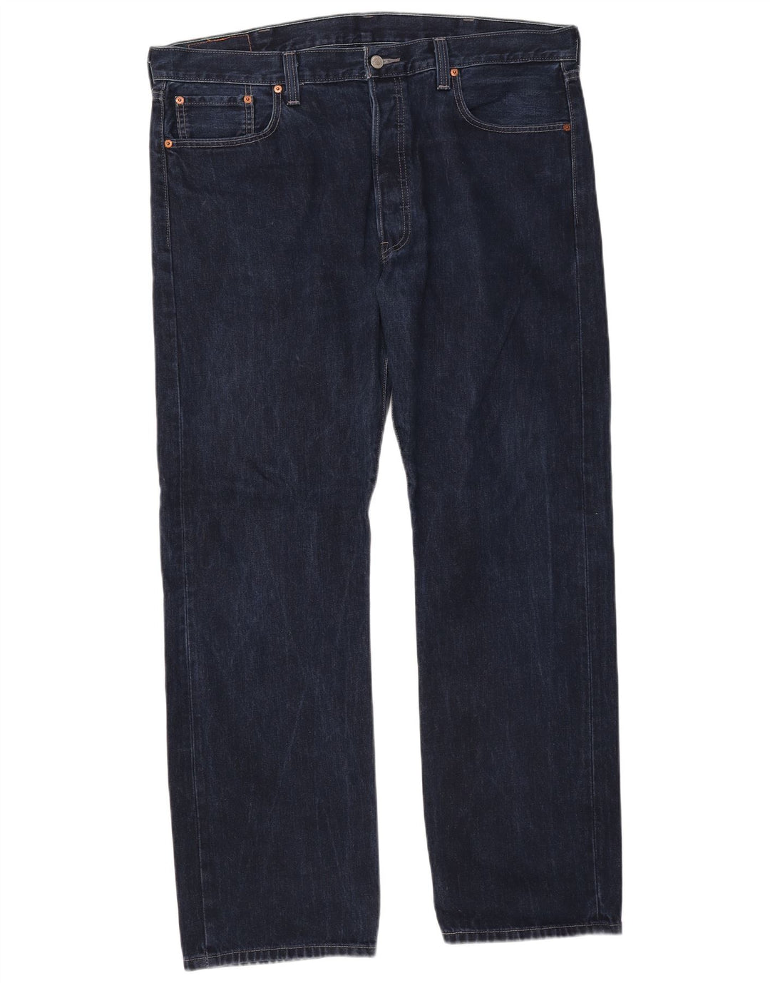 Męskie dżinsy Levi's 501 Straight W40 L32 Granatowa bawełna