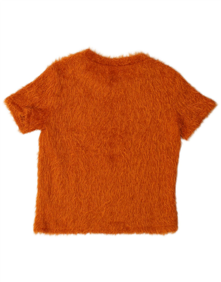 T-shirt damski Zara Top UK 10, mały, pomarańczowy, poliester