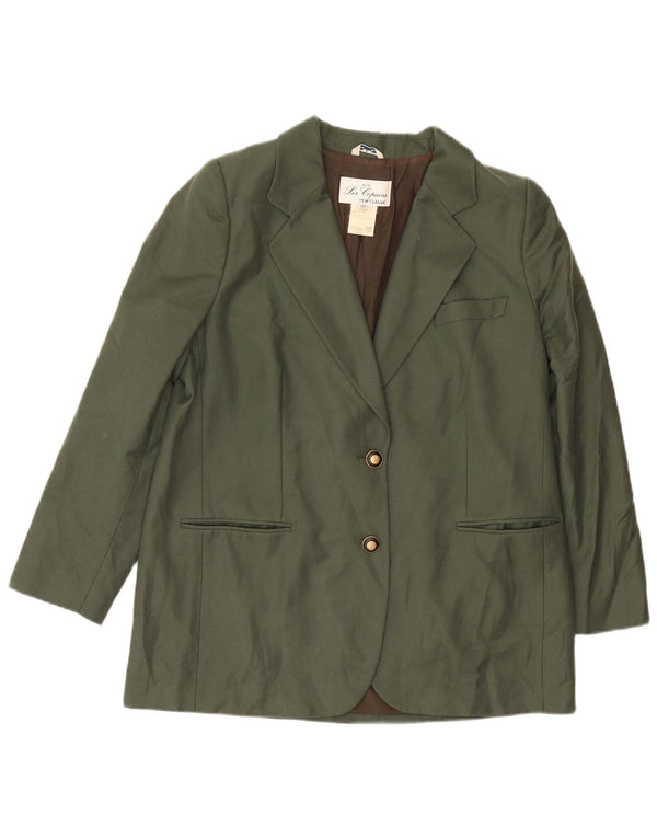 Damska marynarka Les Copains zapinana na 2 guziki IT 52 2XL Wełna khaki