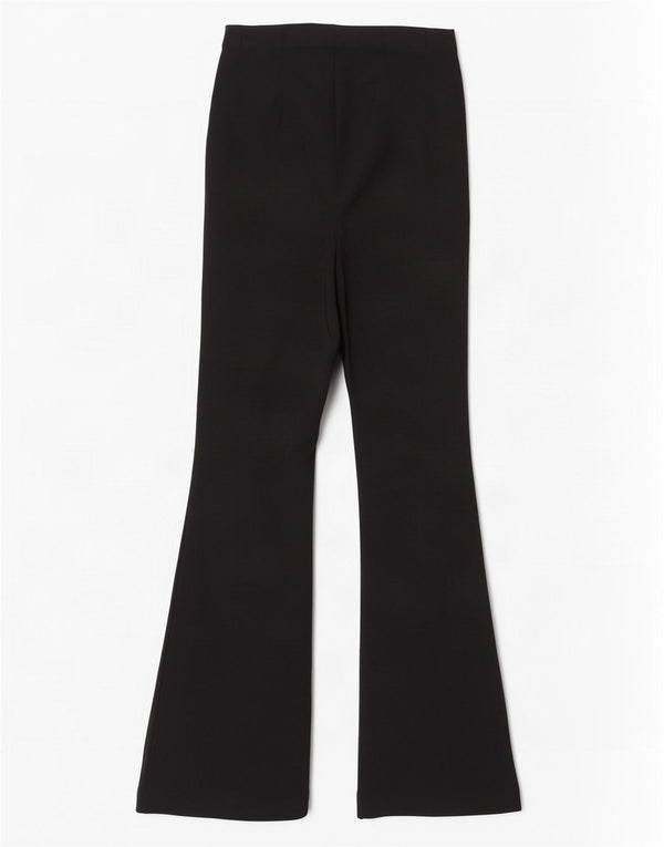 Spodnie damskie Topshop Flare UK 10 Small W28 L32 Czarna wiskoza