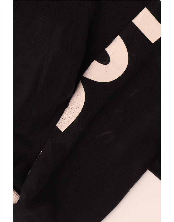 Damskie legginsy Nike Graphic UK 12, średnie czarne, bawełniane