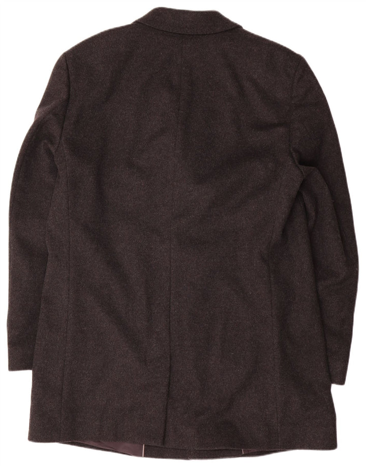 Płaszcz męski Hugo Boss EU 54 2XL Szara wełna