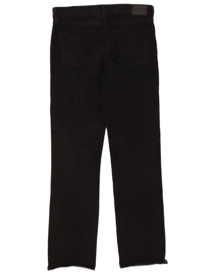 Damskie dżinsy Levi's 314 Shaping Straight W30 L32 Czarna bawełna