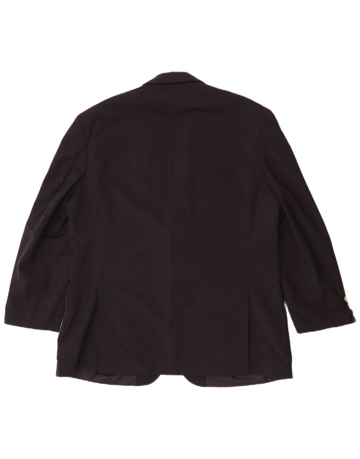 Marks & Spencer Męska marynarka zapinana na 2 guziki, UK 46 XL, czarny poliester