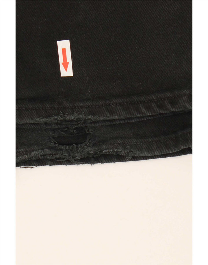 Męskie dżinsy Levi's 751 Straight W34 L32 Czarna bawełna