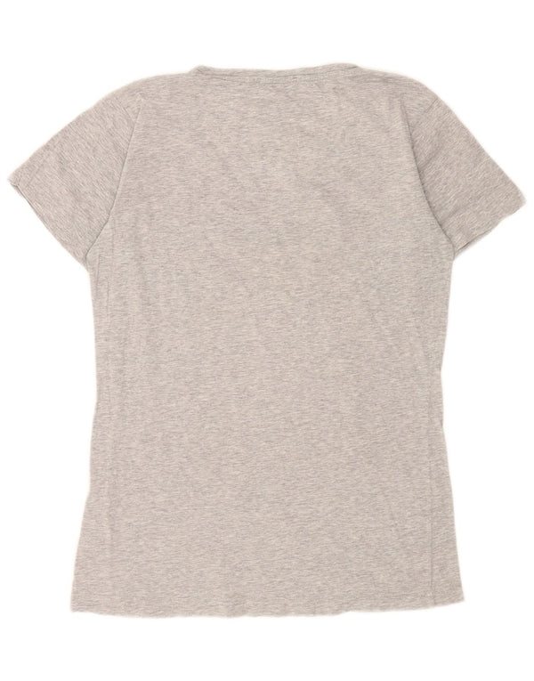 Damska koszulka z grafiką Diesel Top UK 10 Small Grey Flecked