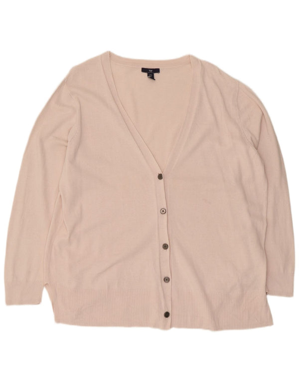 Sweter damski Gap Cardigan UK 18 XL, różowy, bawełniany