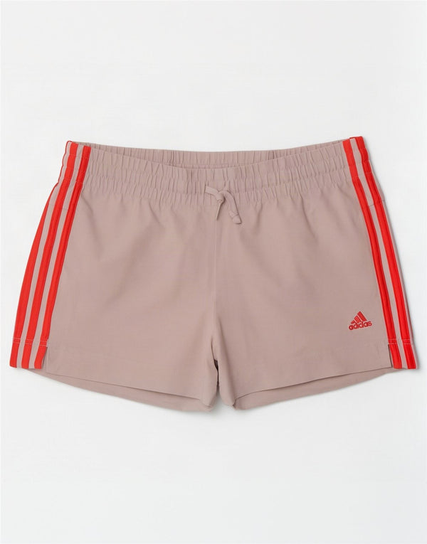 Damskie spodenki sportowe Adidas UK 16/18, duże, szare, bawełniane