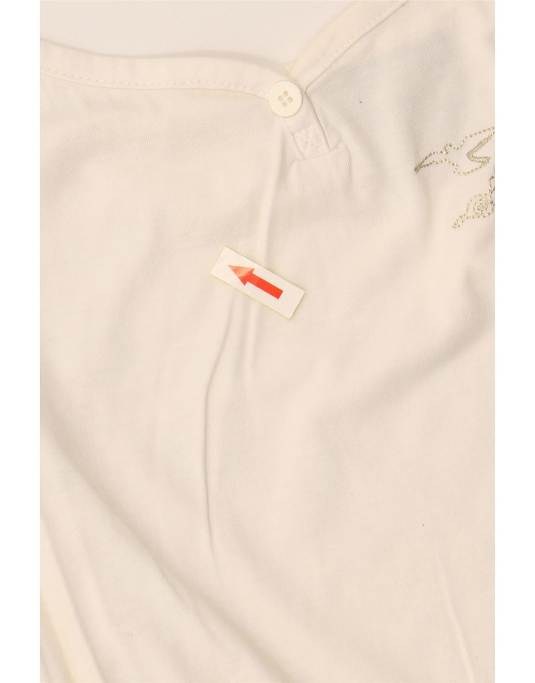 Damski top NIKE Crop Graphic Cami Top UK 10/12 Medium Off White