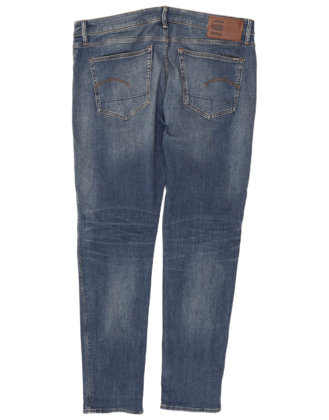 G-STAR Męskie dżinsy 3301 Slim W38 L34 Niebieska bawełna