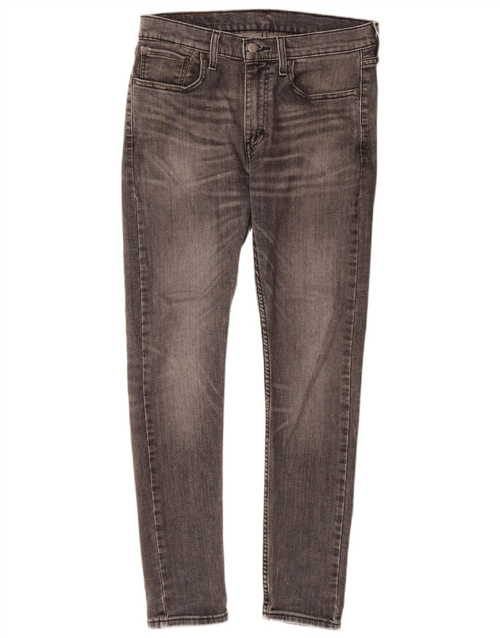 Męskie jeansy Levi's Skinny W32 L29 Szara bawełna