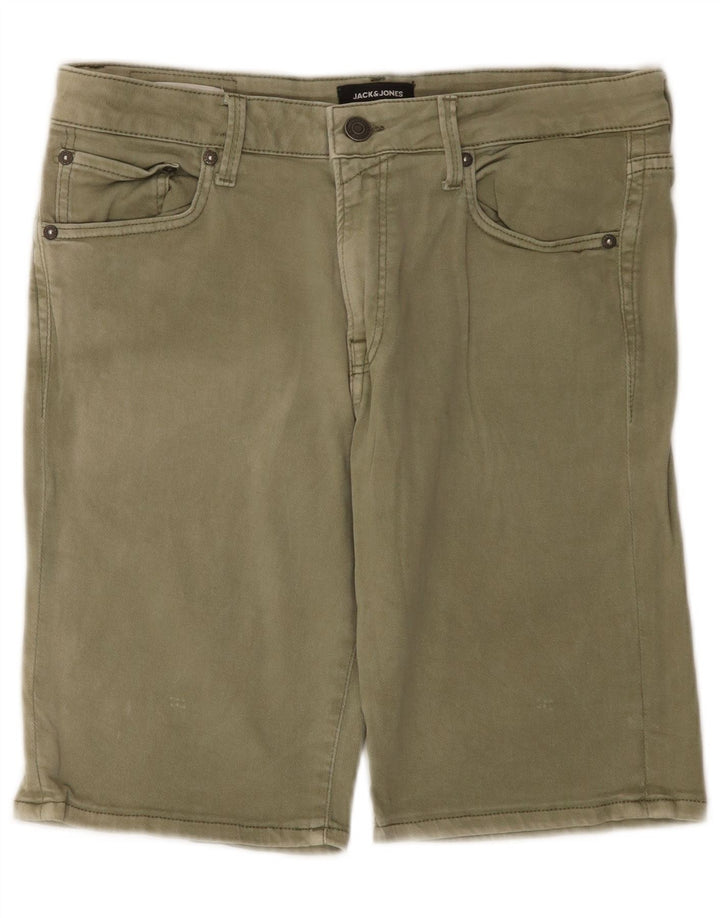 Męskie spodenki jeansowe Jack & Jones, duże, W34, khaki