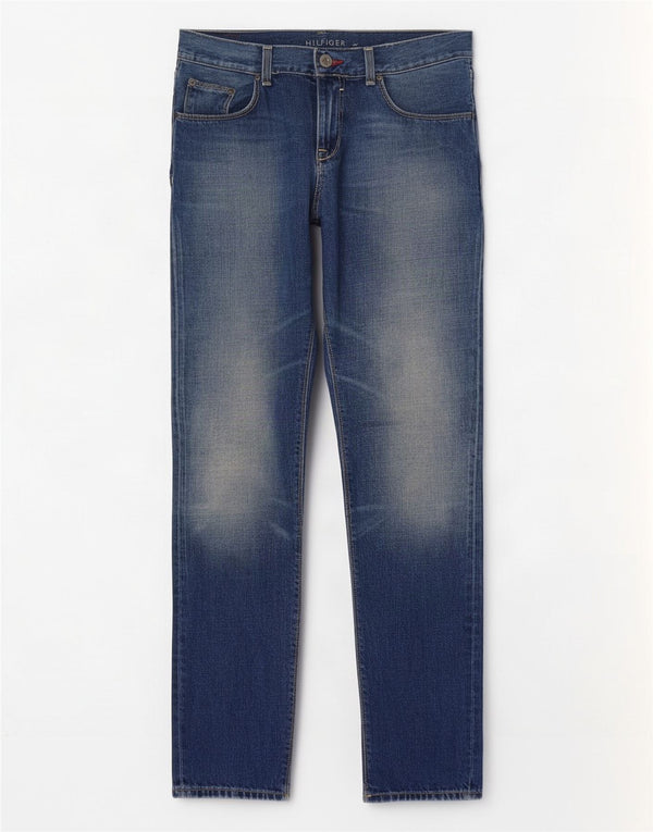 Męskie jeansy slim fit Tommy Hilfiger W32 L34 Niebieskie bawełniane