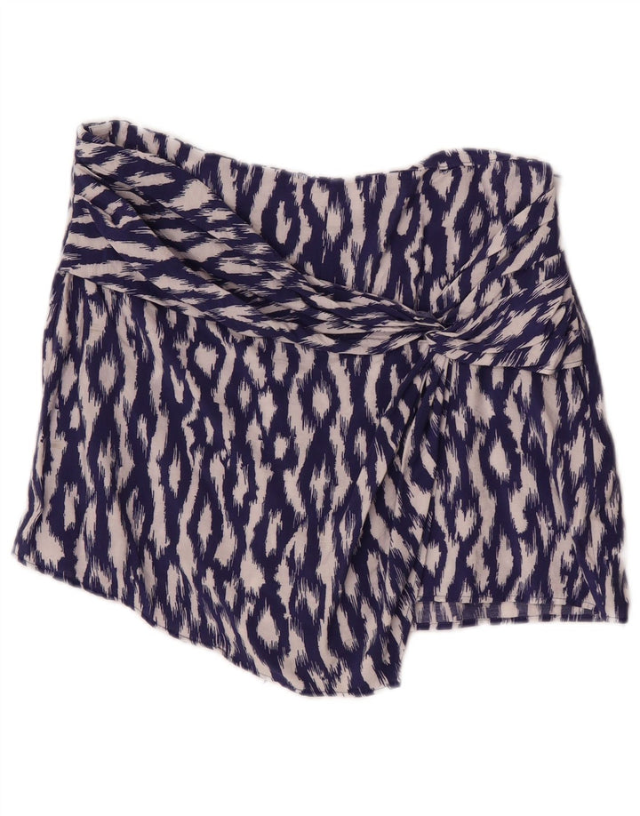 Skort damski Zara Large W30 Fioletowy Ikat Wiskoza