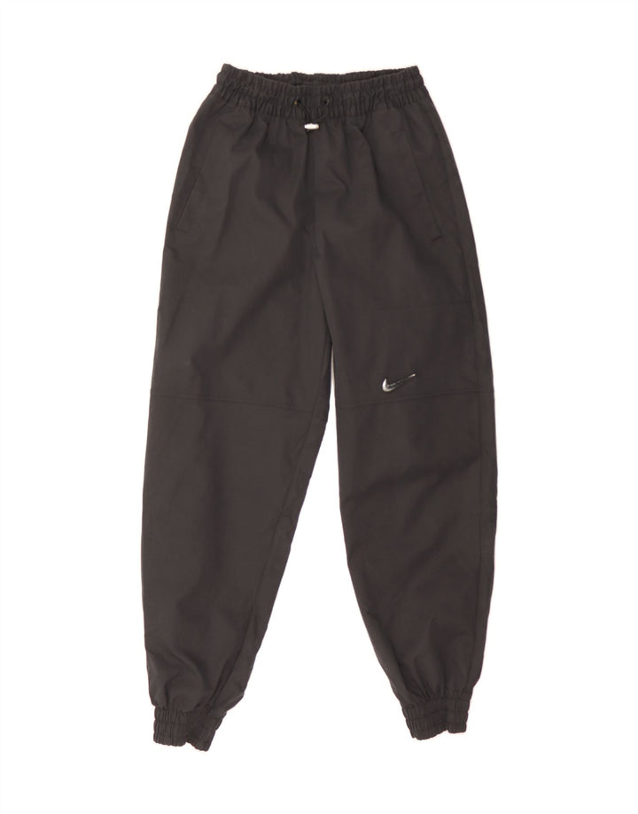 NIKE Womens Tracksuit Trousers Joggers UK 10 Small  Black Polyester Vintage Nike and Second-Hand Nike from Messina Hembry 