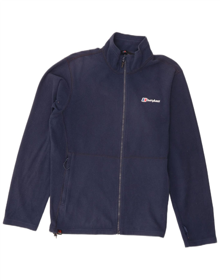 Męska kurtka polarowa Berghaus UK 40, duża, granatowa, poliestrowa