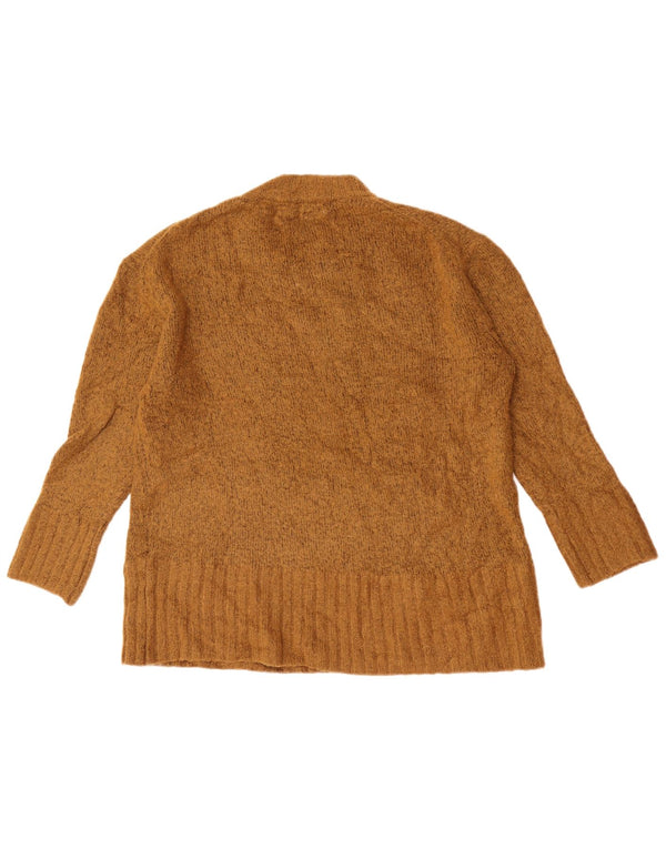 Damski sweter oversize z okrągłym dekoltem Zara UK 10 Small Khaki