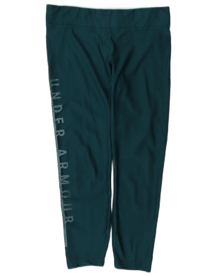Damskie legginsy kompresyjne Under Armour Capri UK 14, duże, zielone