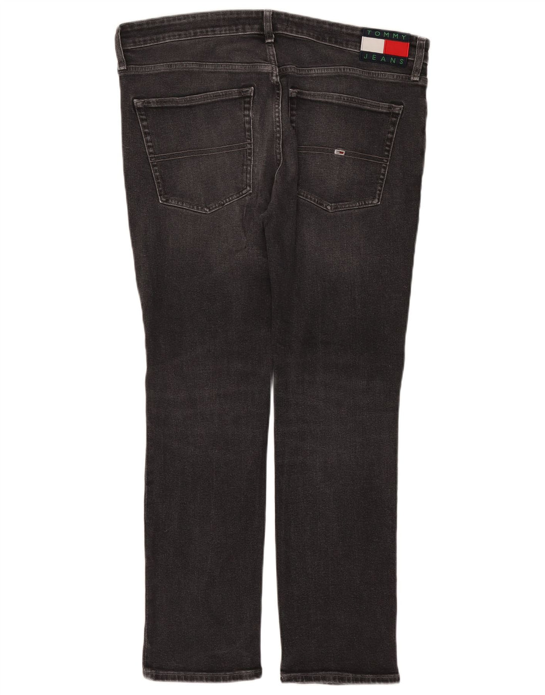 Męskie jeansy slim fit Tommy Hilfiger W38 L32 Szara bawełna