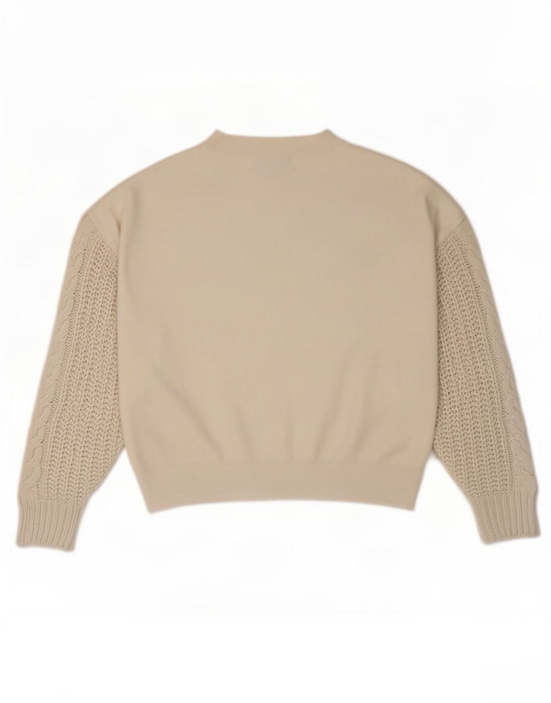 Sweter damski Zara Oversize z okrągłym dekoltem UK 10 Small White