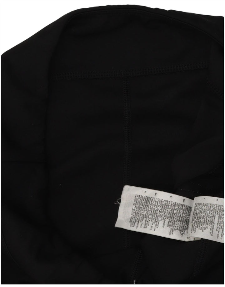 Damskie legginsy ADIDAS Aeroready Crop UK 12, średni czarny poliester