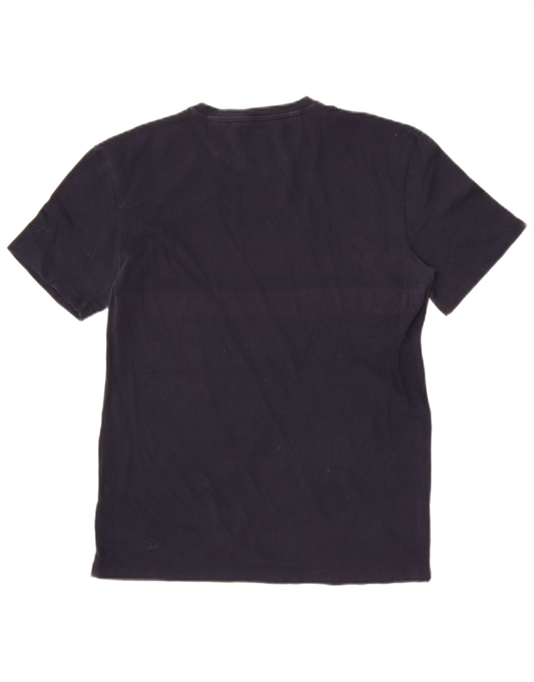 T-shirt męski slim fit Zara, średni, granatowy, bawełniany