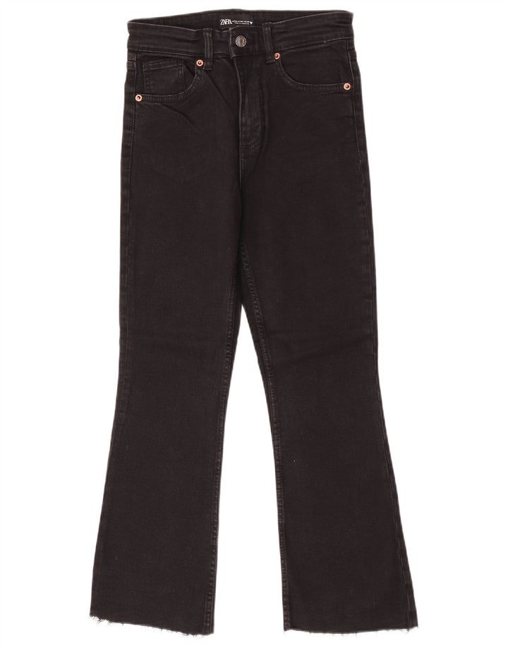 Damskie jeansy Bootcut Zara EU 36 XS W26 L25 Czarne