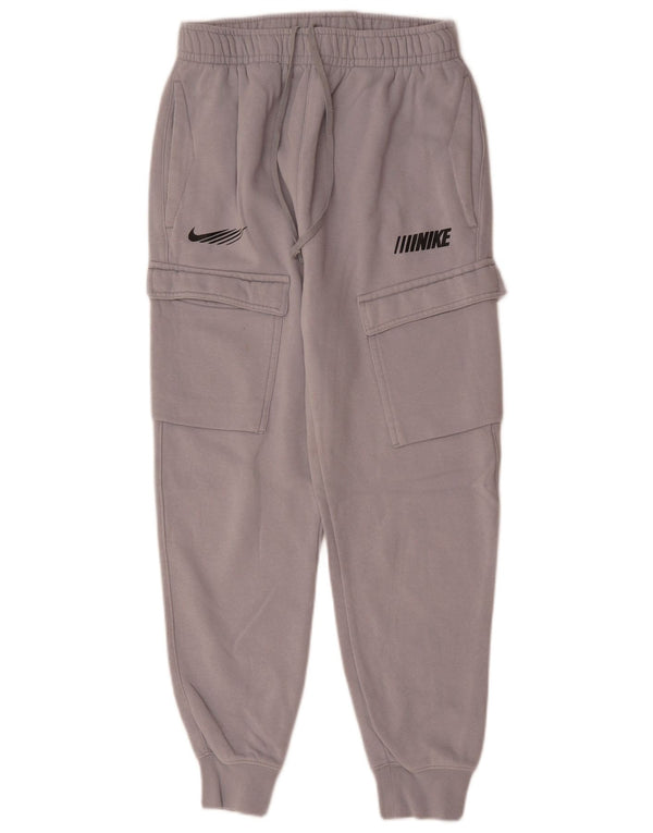 Damskie spodnie dresowe NIKE Graphic Cargo Joggers UK 10 Small Grey
