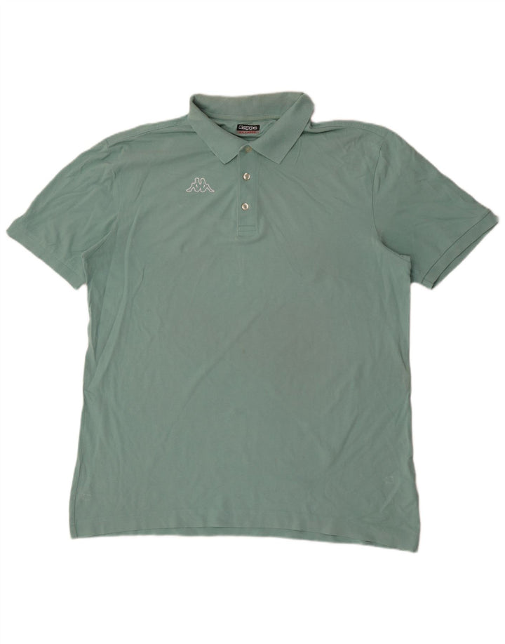 Męska koszulka polo Kappa 2XL, niebieska, bawełniana