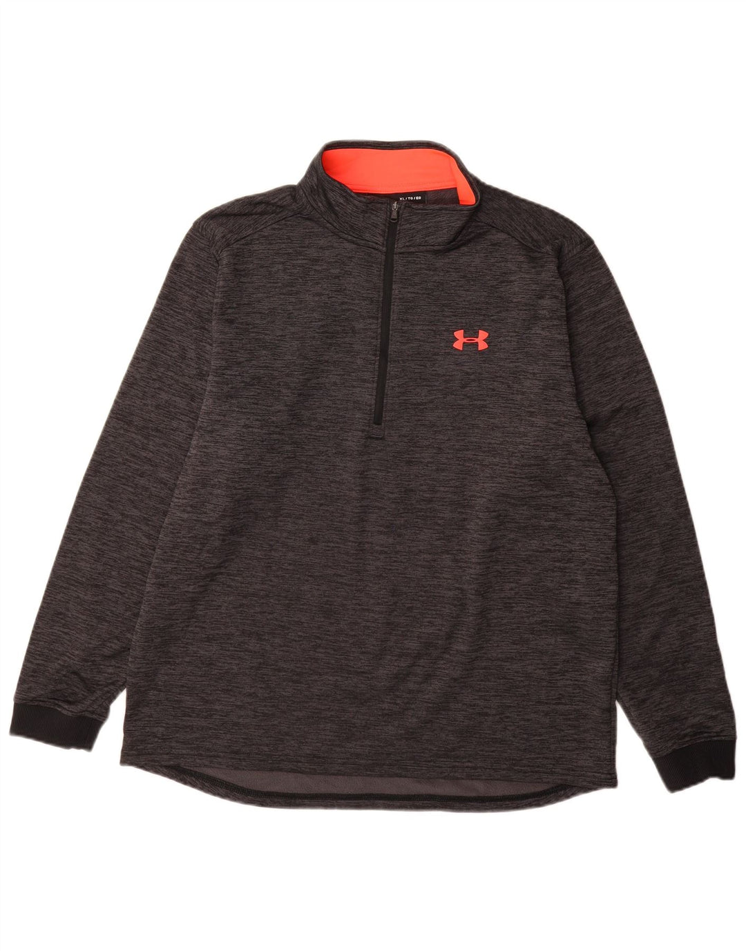Męski sweter UNDER ARMOUR Cold Gear z zamkiem błyskawicznym XL, szary, nakrapiany