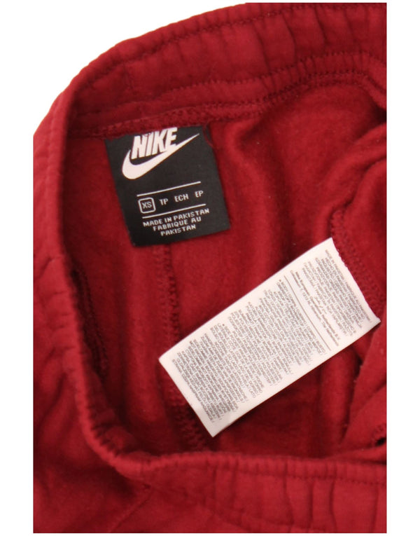 Męskie spodnie dresowe Nike Joggers XS Burgundowa bawełna