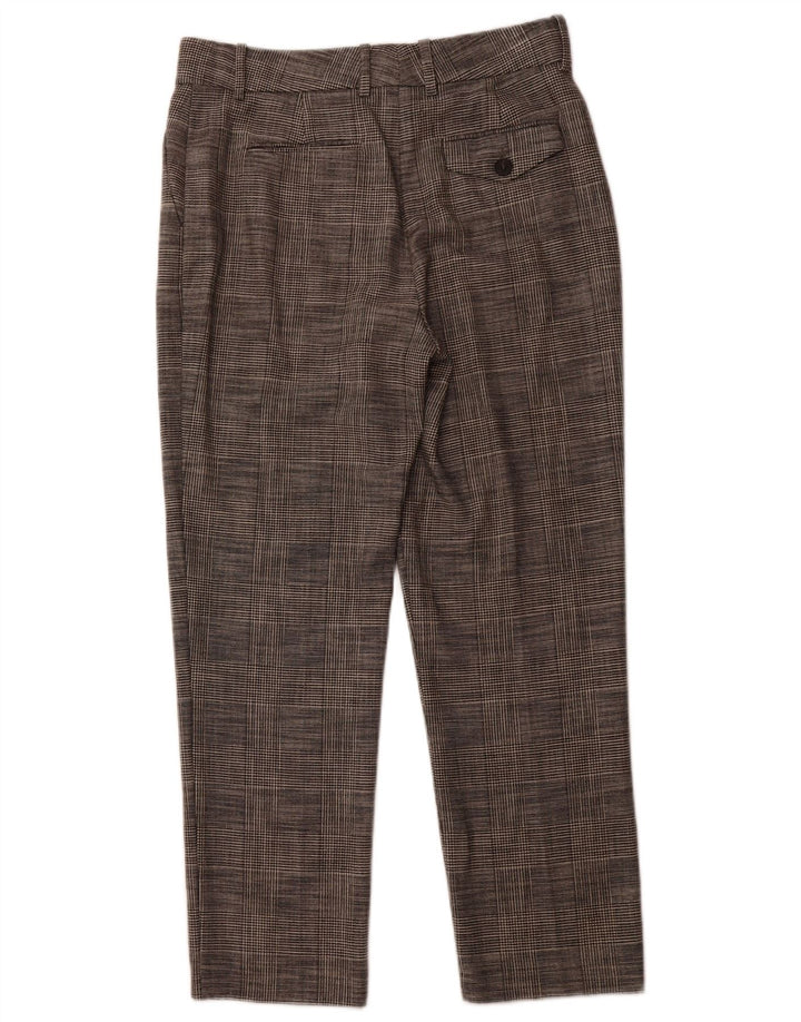 Damskie spodnie garniturowe z wysokim stanem REISS UK 12 Medium W32 L28 Szare