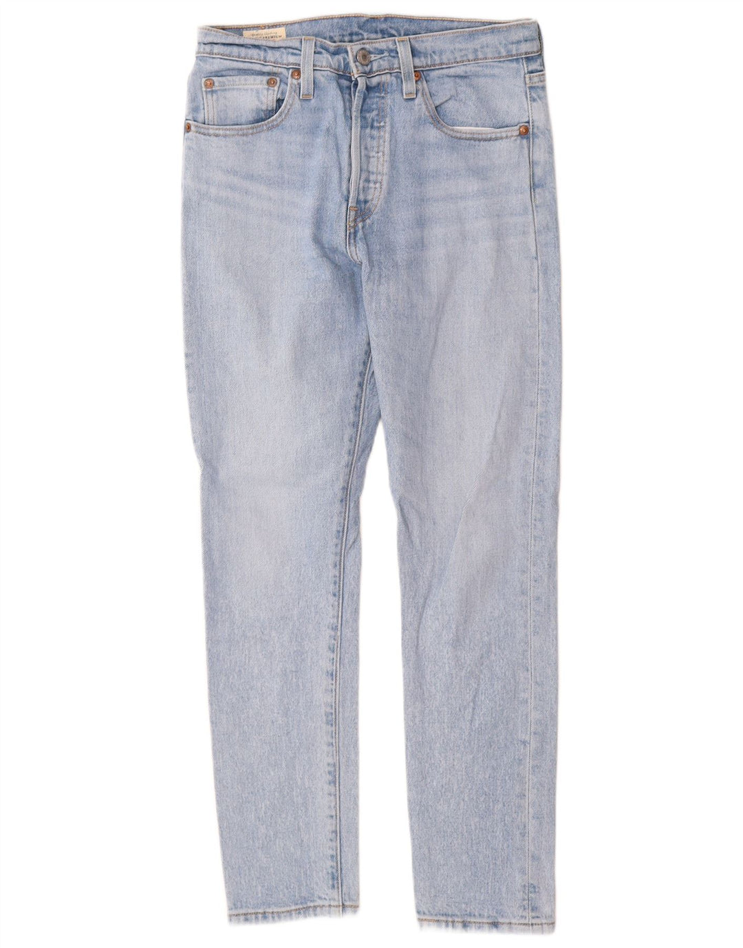 Damskie jeansy Levi's 501 Straight W27 L28 Niebieskie bawełniane