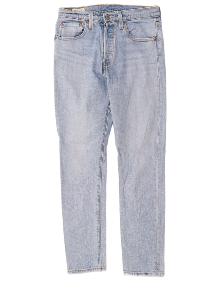 Damskie jeansy Levi's 501 Straight W27 L28 Niebieskie bawełniane