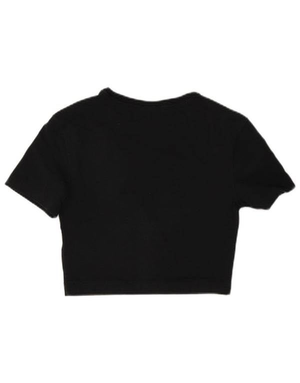 Damski T-shirt Nike Crop Graphic Top UK 6 XS Czarny