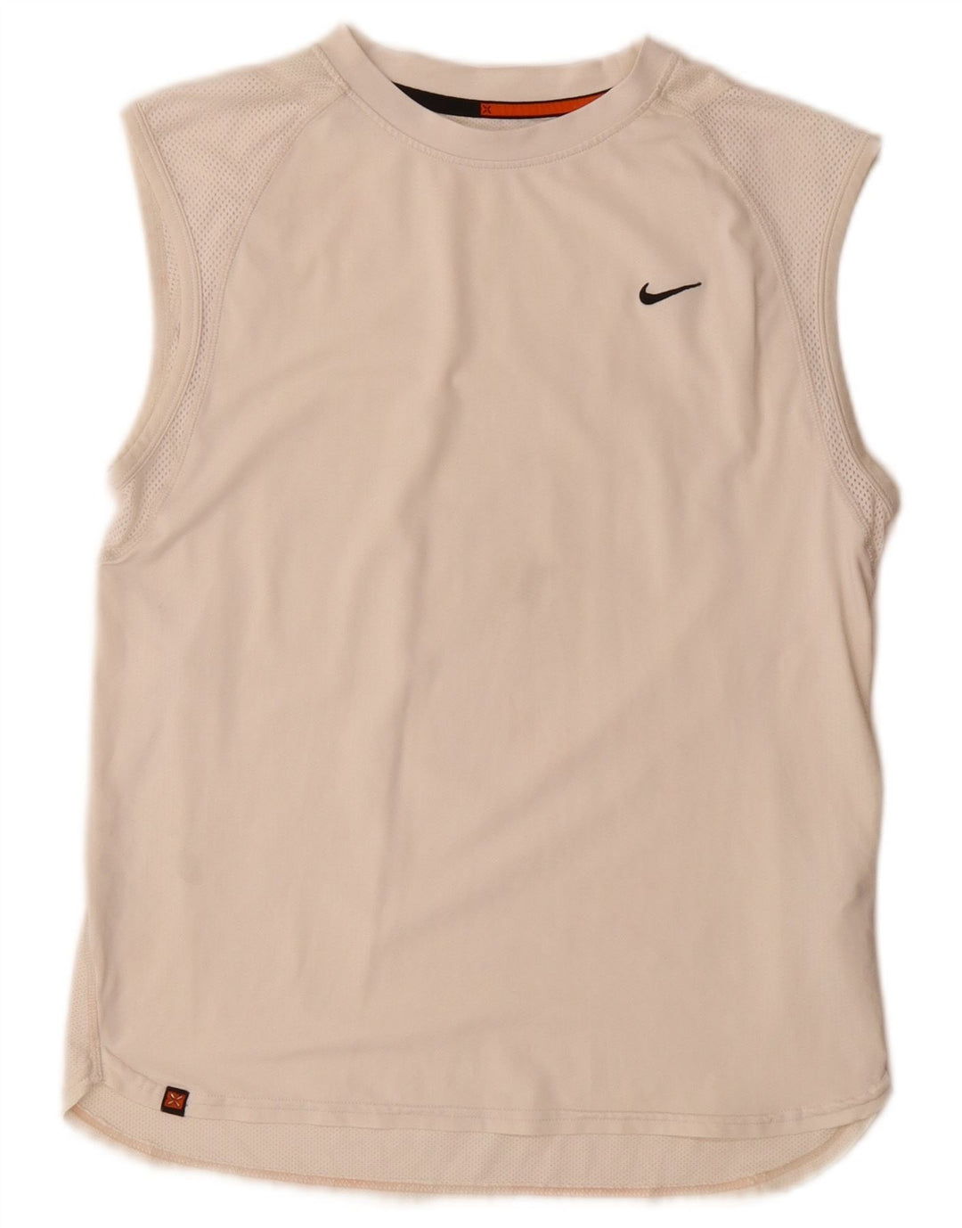 Męska kamizelka Nike, mała, biała, poliestrowa