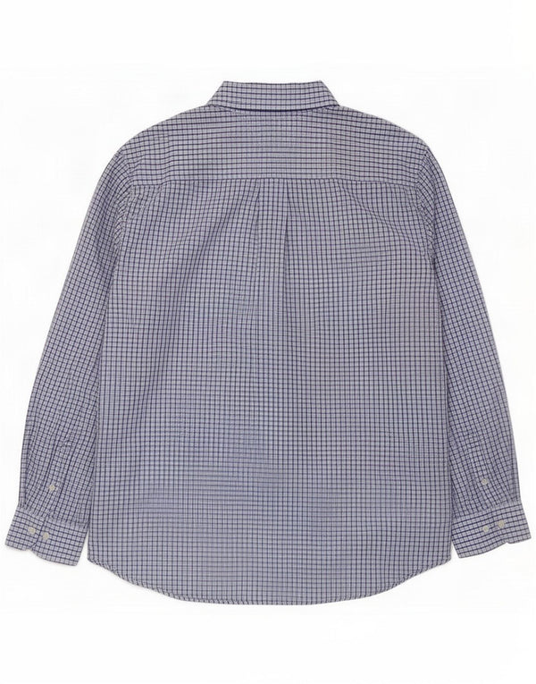 Koszula męska Tommy Hilfiger XL niebieska kratka bawełniana