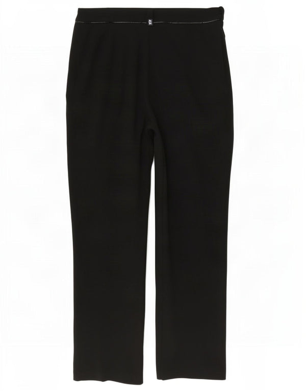 Marks & Spencer Damskie proste spodnie codzienne UK 14 duże W32 L32 czarne