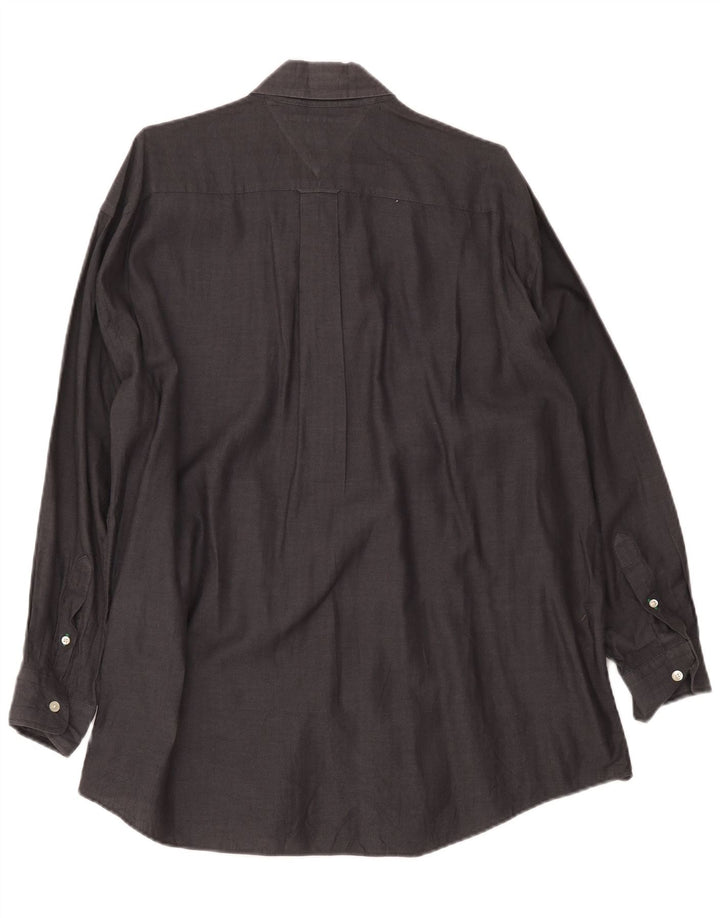 Koszula męska Tommy Hilfiger rozmiar 16 1/2 duża, szara bawełna w jodełkę