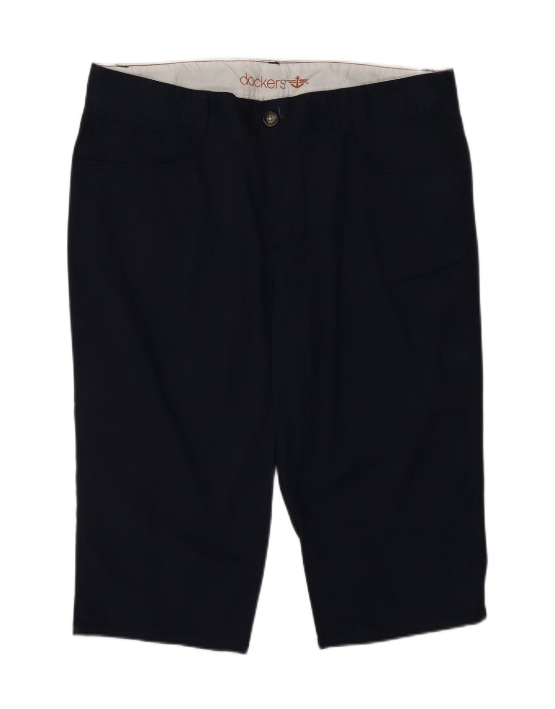 Damskie bermudy DOCKERS US 14 XL W34 Granatowa bawełna