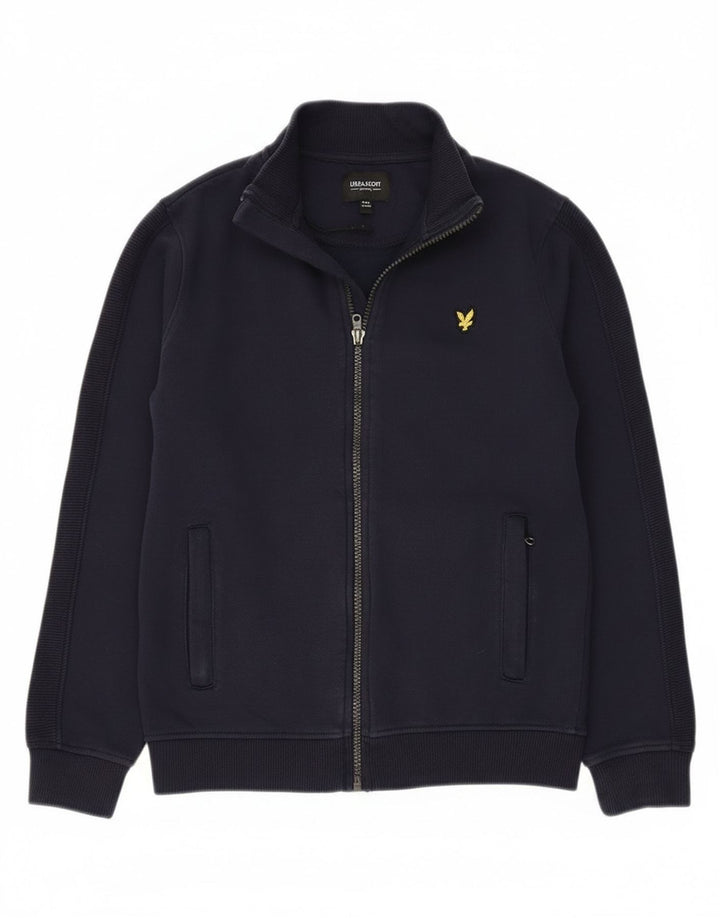 Kurtka dresowa chłopięca Lyle & Scott 10-11 lat, granatowa, bawełniana