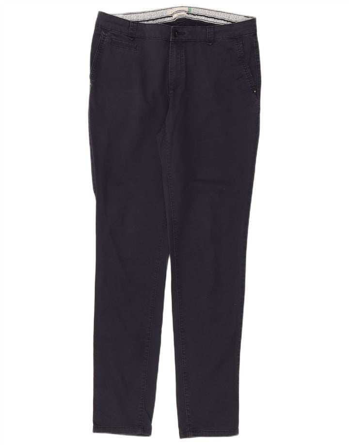 Spodnie damskie Esprit Slim Chino W32 L31 Granatowa bawełna