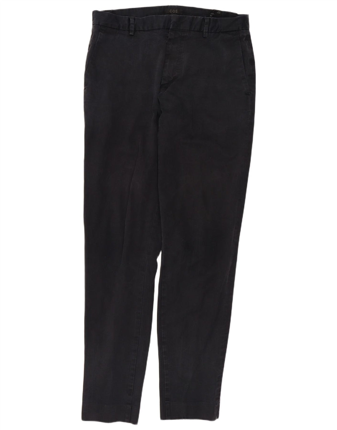 COS Męskie spodnie chino typu slim EU 48 Medium W30 L31 Granatowa bawełna