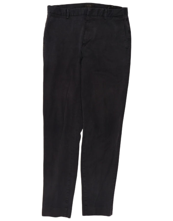 COS Męskie spodnie chino typu slim EU 48 Medium W30 L31 Granatowa bawełna