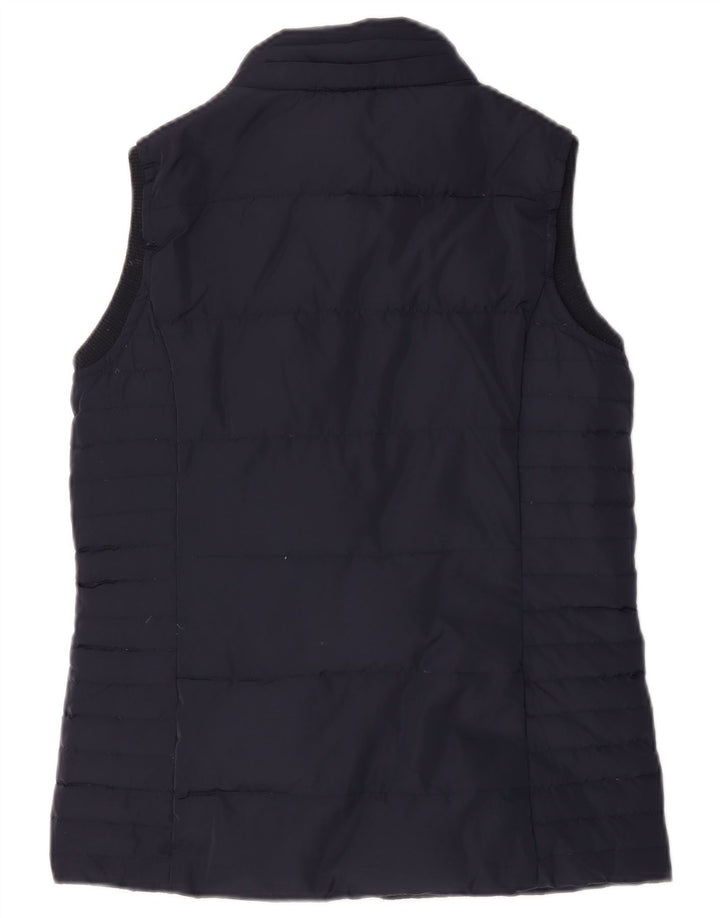 Crew Clothing Damska, oversize'owa wyściełana kamizelka UK 10, mała, granatowa, poliester