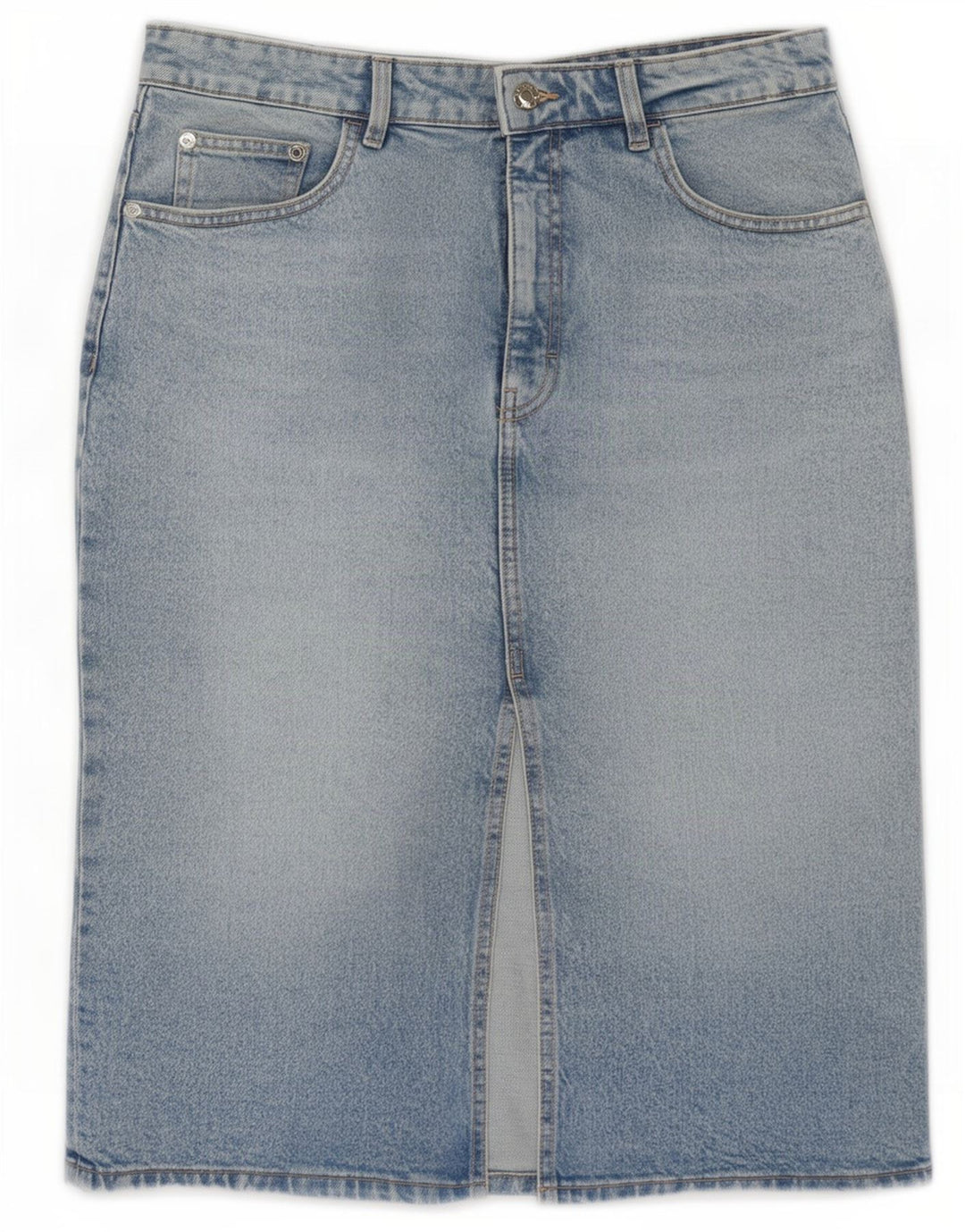 Spódnica jeansowa damska Zara, duża, W30, niebieska
